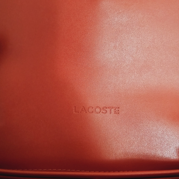Lacoste Small Crossbody Walket Bag purse Yellow - Picture 2 of 8